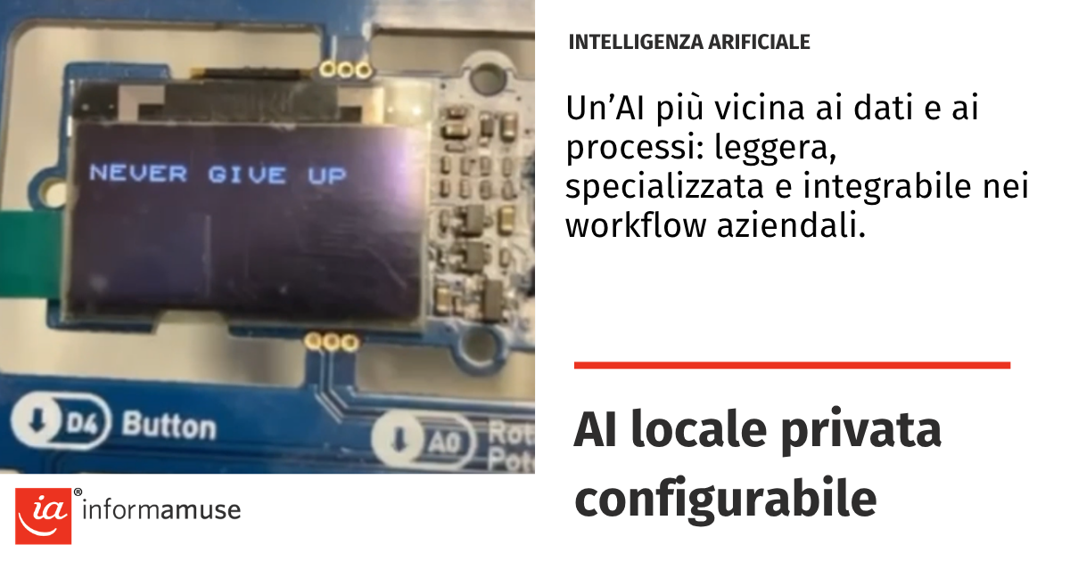 AI alla portata di tutti: locale, privata e configurabile